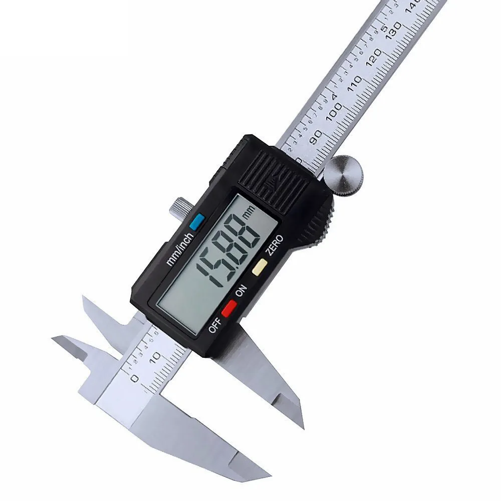 Digital Caliper 150Mm Stainless Steel - Yüksek Hassasiyetli Dijital Verniyer Kumpası 0-150mm