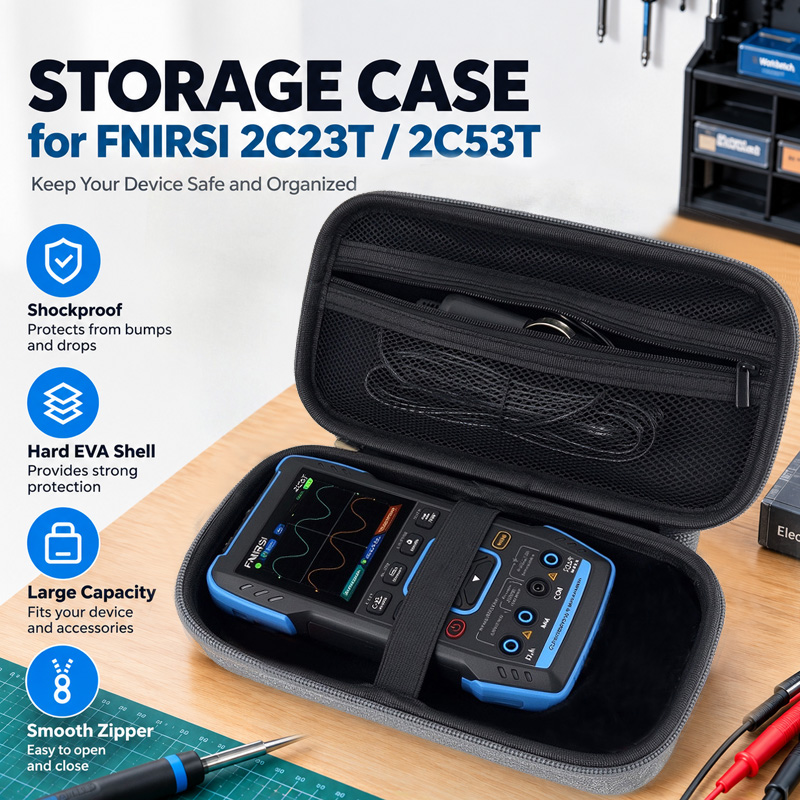 FNIRSI 2C23T / 2C53T El Tipi D - Fnirsi Digital Oscilloscope Handheld incelemesi ve fiyatı
